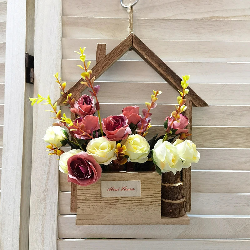 BloomHouse Wooden Wall Planter