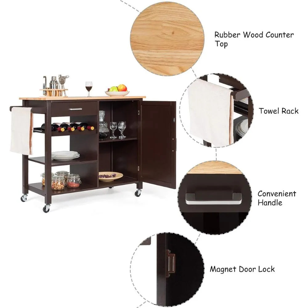 Rolling Kitchen Island Cart