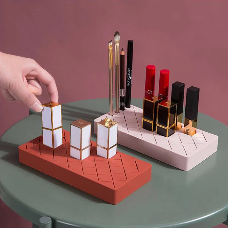 Lipstick Holder & Makeup Organizer Holder EXQUUS 