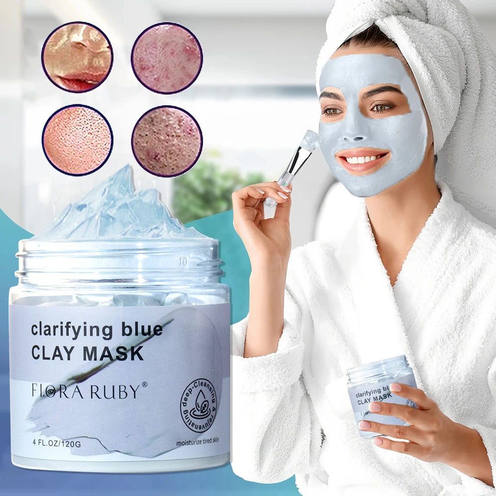 Revive & Refresh: Deep Cleansing Blue Clay Mask Clay mask EXQUUS 